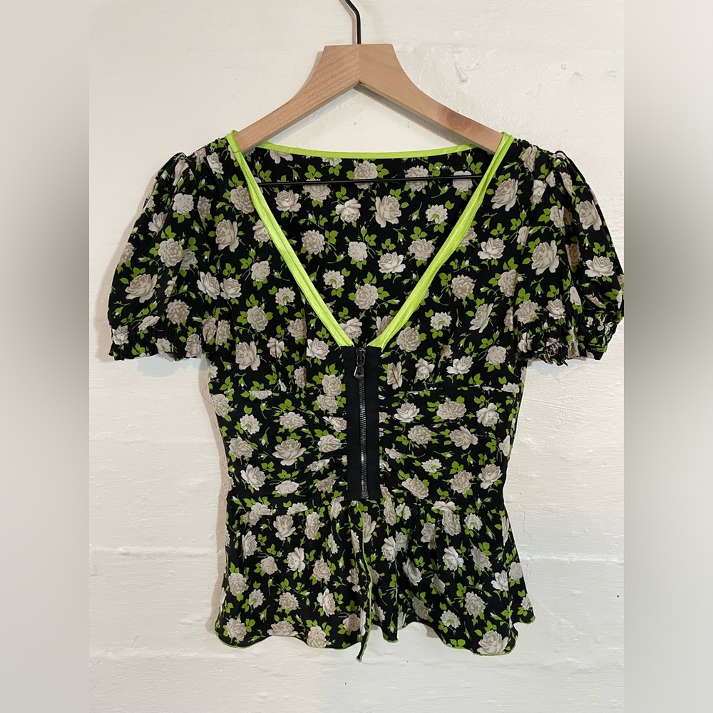 Dolce & Gabbana peplum silk‎ top